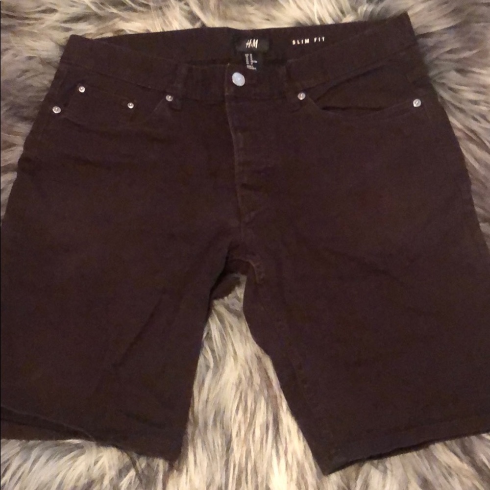 Purple shorts